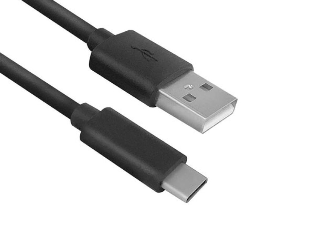 USB-C - A pistik; adapter; kaabel  USB 2.0 -1 m