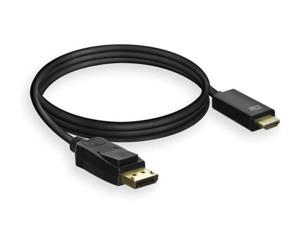 DisplayPort Male to HDMI Male Adapter Cable - 4K @ 30 Hz - 1.8 m
