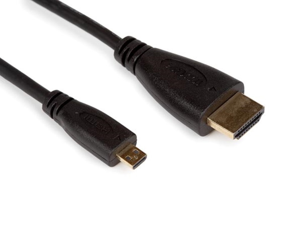 Õhuke HDMI - MICRO HDMI (ETHERNET ) kaabel / ESSENTIAL / 2 m / M-M / Ø 4.2 mm