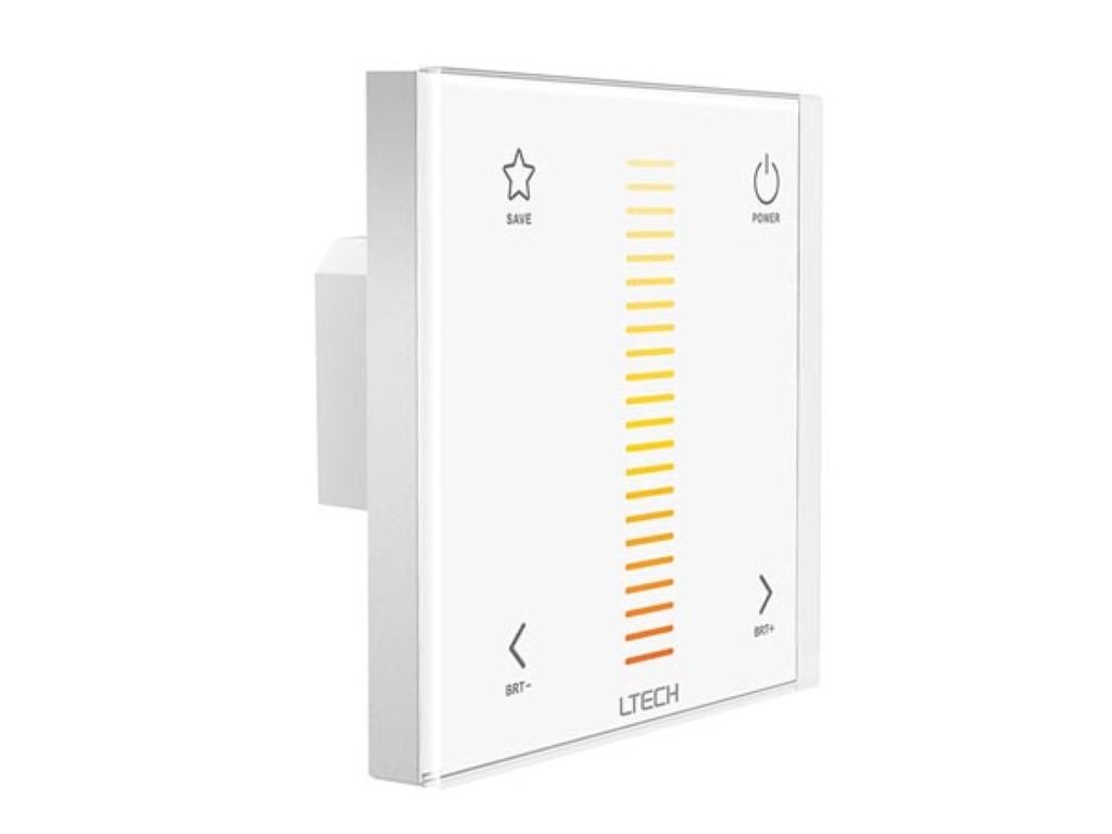 Colour temperature LED dimmer with touch panel