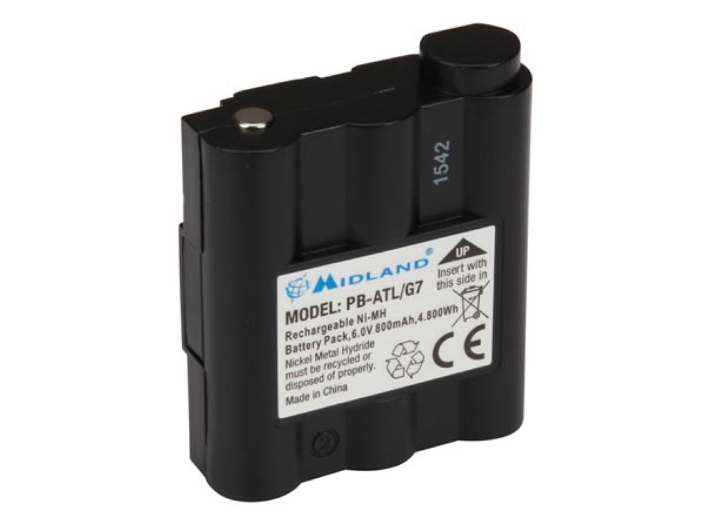 Spare Battery  800mAh Ni-MH for ALN004 & ALN020 (Midland G 7)