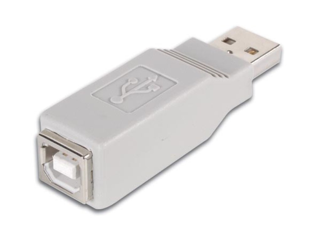 USB ADAPTER - A MALE TO B FEMALE