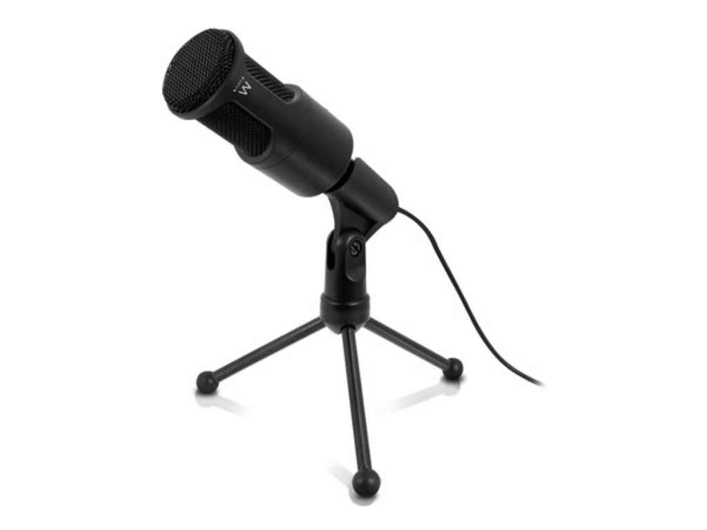 EWENT - PROFESSIONAL MULTIMEDIA MICROPHONE WITH STAND - WITH NOISE CANCELLING