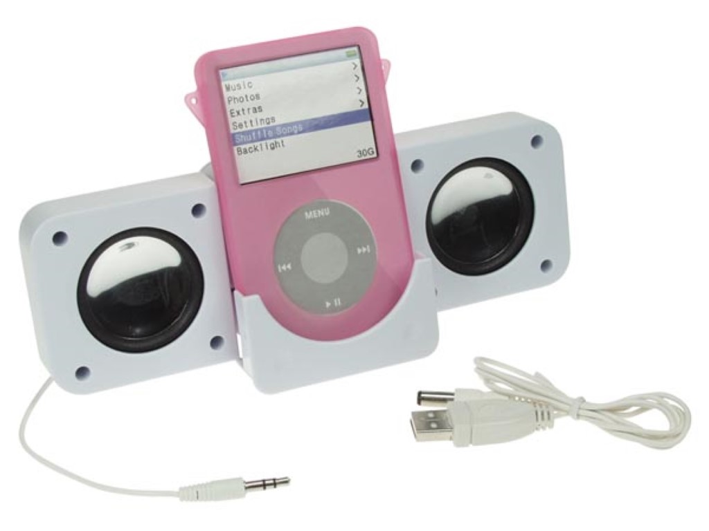 SPEAKER SET FOR iPOD® & MP3 PLAYERS