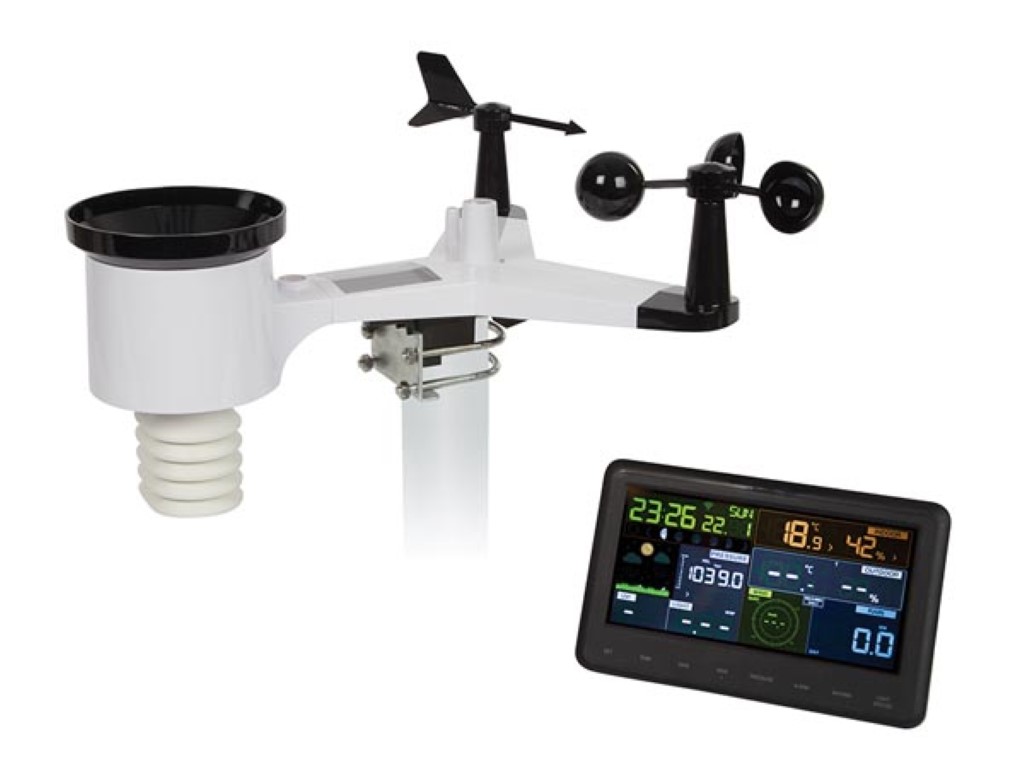 WIFI INDOOR & OUTDOOR WEATHER STATION WITH LARGE COLOUR DISPLAY