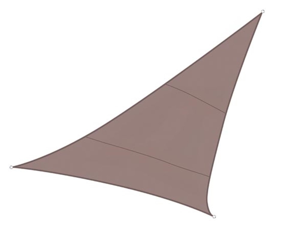 Sirm - kolmnurkne 3.6 x 3.6 x 3.6 m, värv: TAUPE