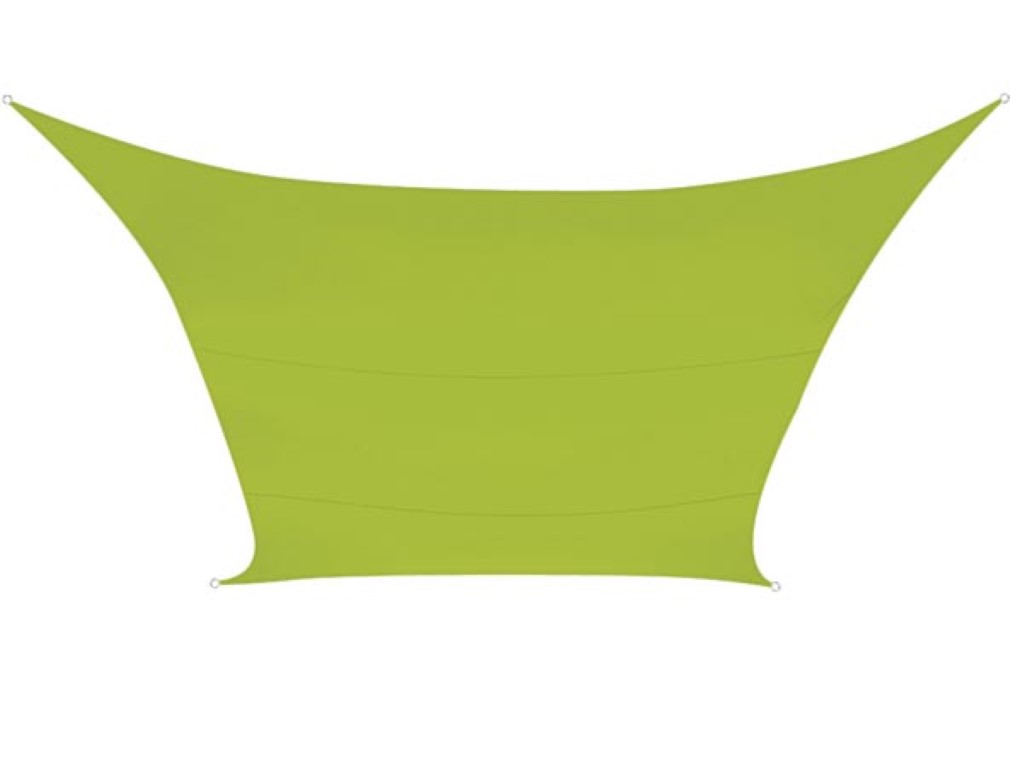 Sirm - nelinurkne 5 x 5 m, värv : roheline