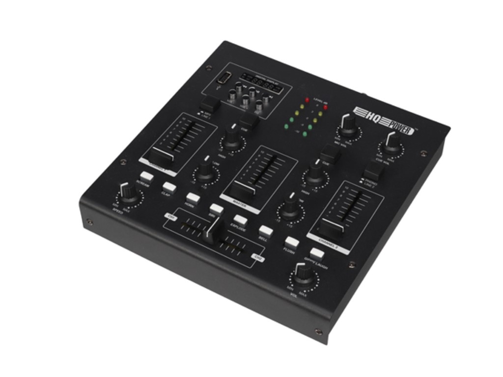 2-CHANNEL MIXER WITH USB PLAYER AND FX