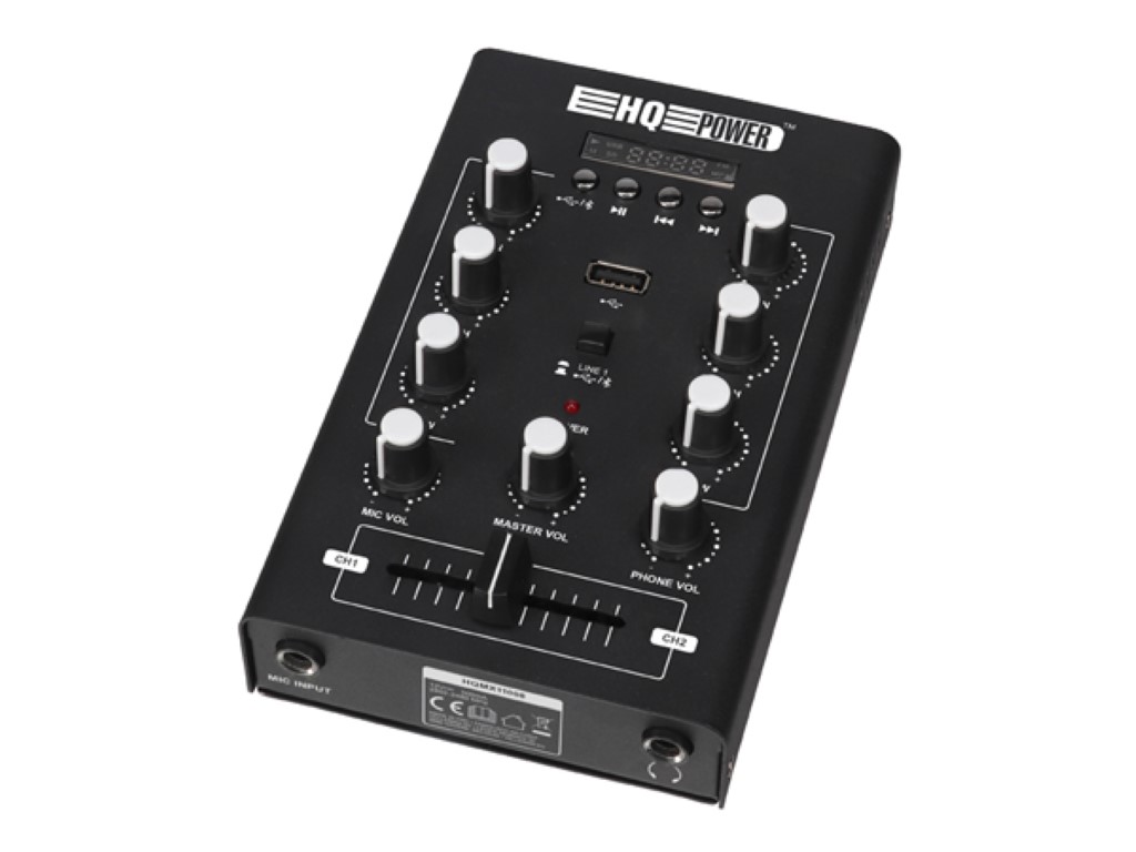 MINI MEDIA STEREO MIXER WITH USB PLAYER