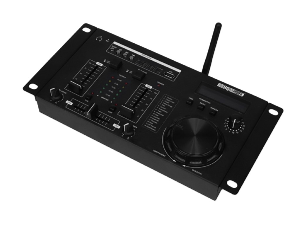2-CHANNEL DJ MIXER WITH DSP EFFECTS