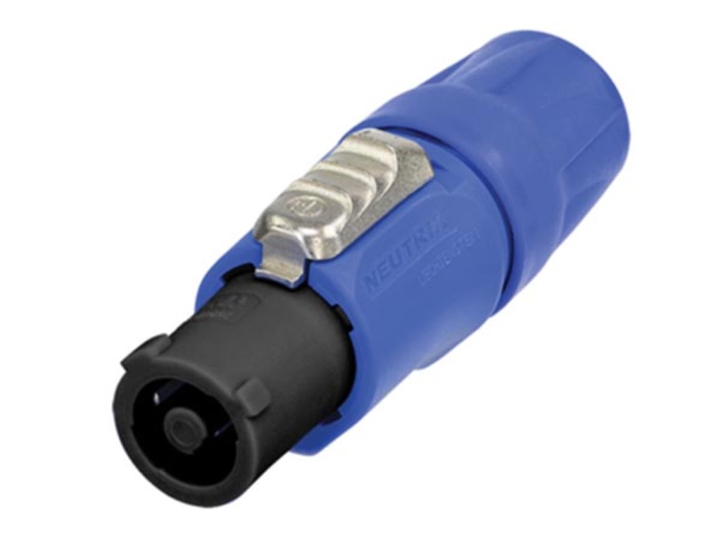NEUTRIK - POWERCON 3-kontaktiga kaabli konnektor , sinine , ENERGIZED / toitesisendile