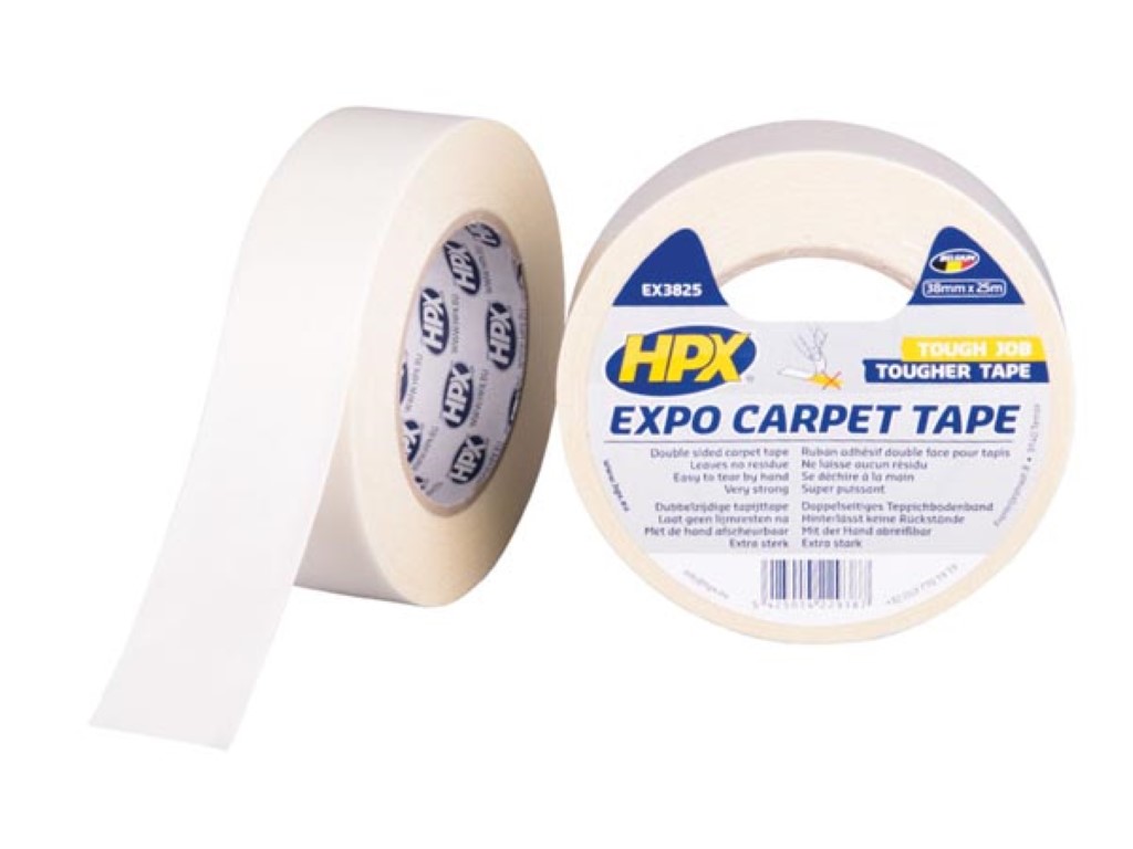 Expo carpet tape - white 38 mm x 25 m