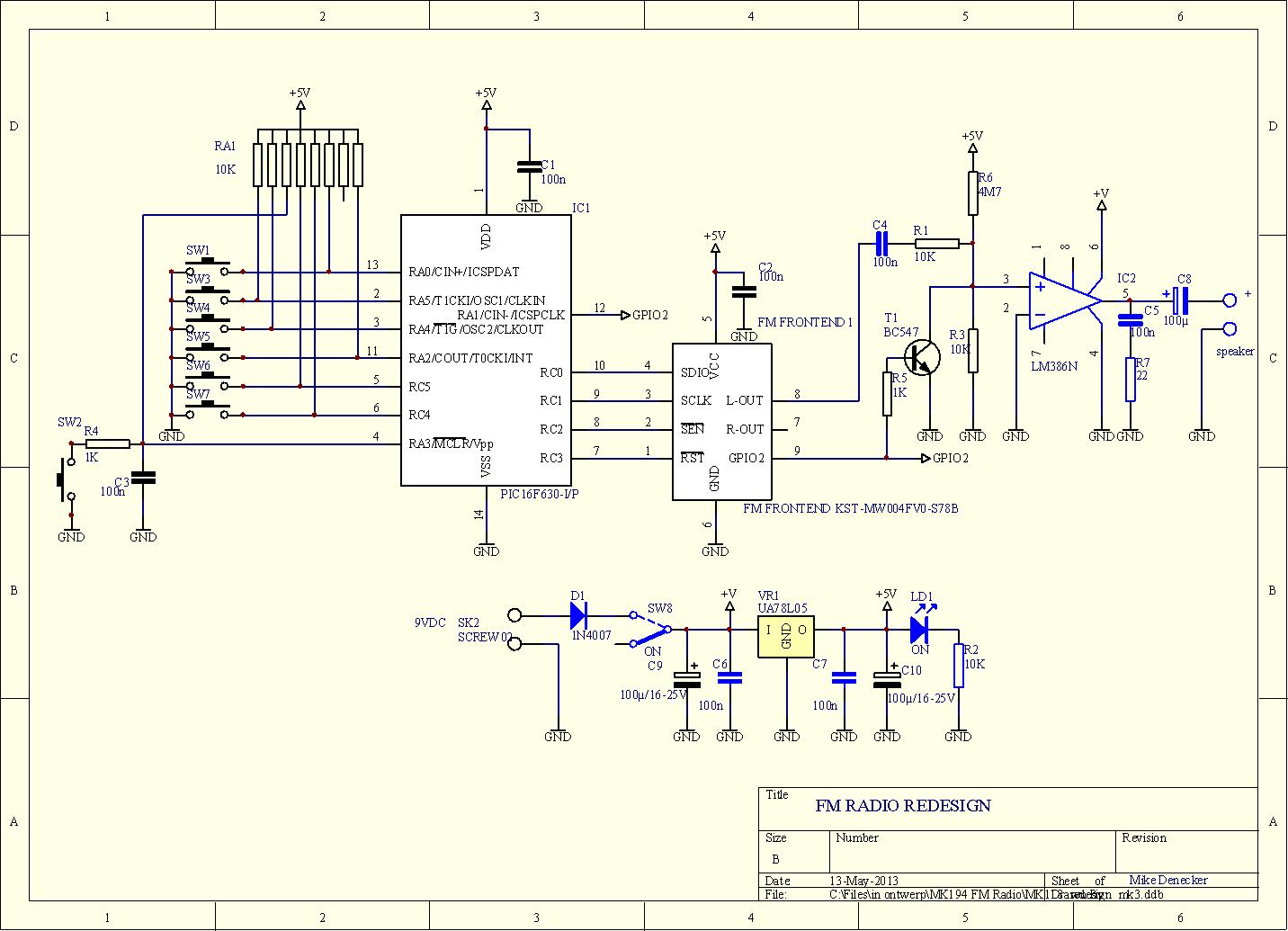 MK194 Digital Radio - Need circuit diagram please - Mini ...