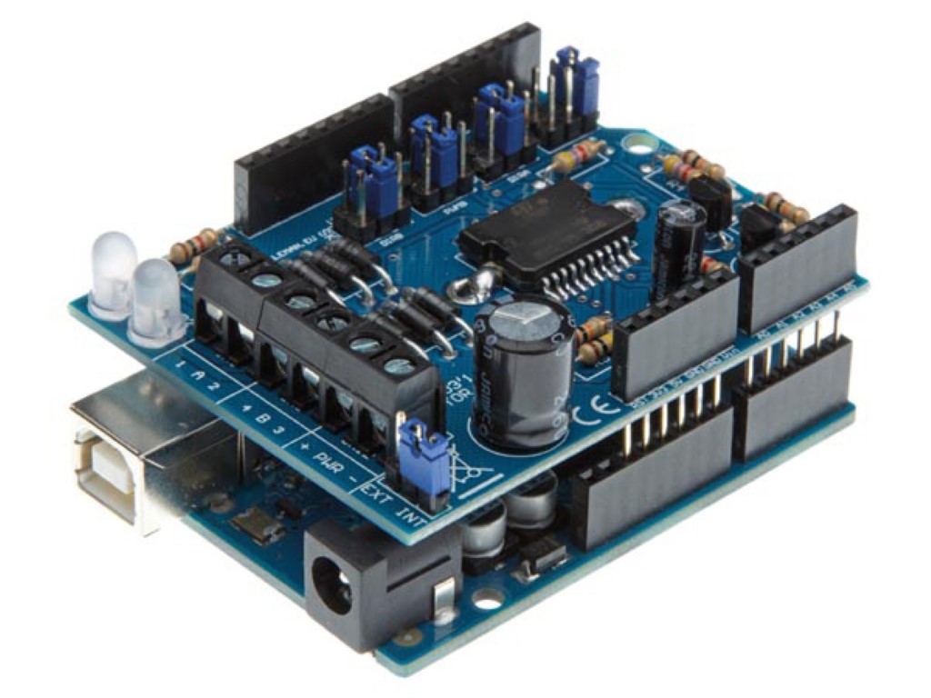 Motor & Power Shield For Arduino Uno, 2 Channels, Stackable