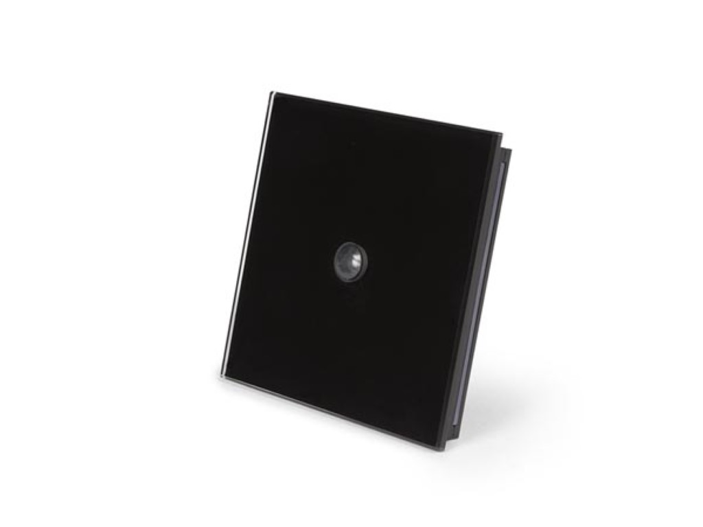 Edge Lit Control Module With Motion And Twilight Sensor Black Frosted