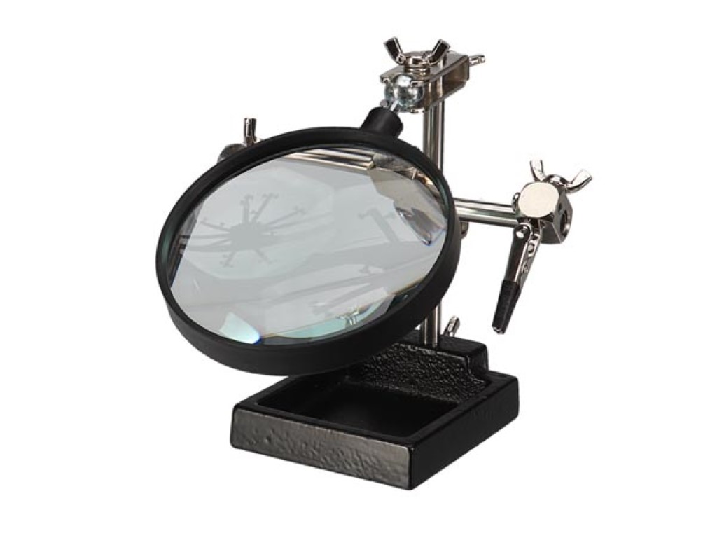 HELPING HAND WITH MAGNIFIER