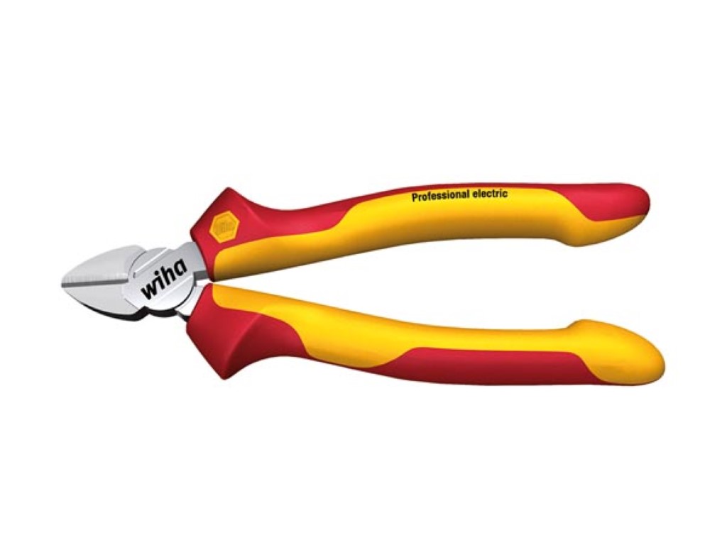 Wh26741b - Vde/gs Insulated 1000v Ac Sidecutter Plier Professional Electric - 160mm - Wiha - Z12006