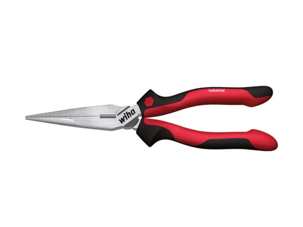 Wh32322b - Industrial Needle Nose Plier With Cutting Edge - 160mm - Wiha - Z05002