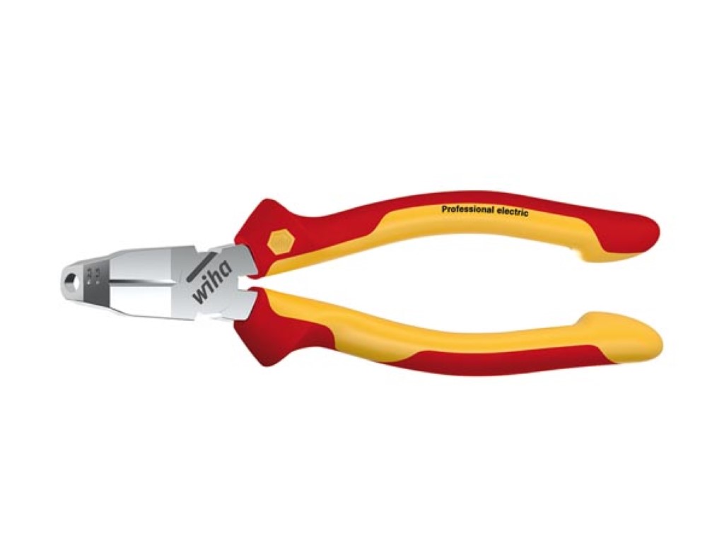 Vde/gs Insulated Tricut Stripping Installation Pliers