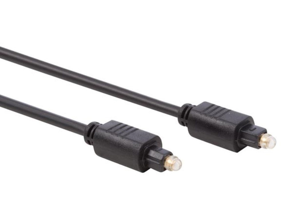 Optical Cable - Toslink Plug To Toslink Plug / Basic / 2.5m / M-m / Gold Plated