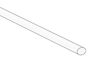 Gaine Thermoretractable 2:1 - 3.2mm - Blanc - 1m - 50-pk