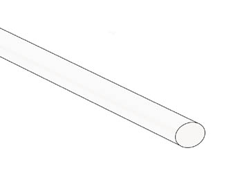 Gaine Thermoretractable 2:1 - 4.8mm - Blanc - 50-pk