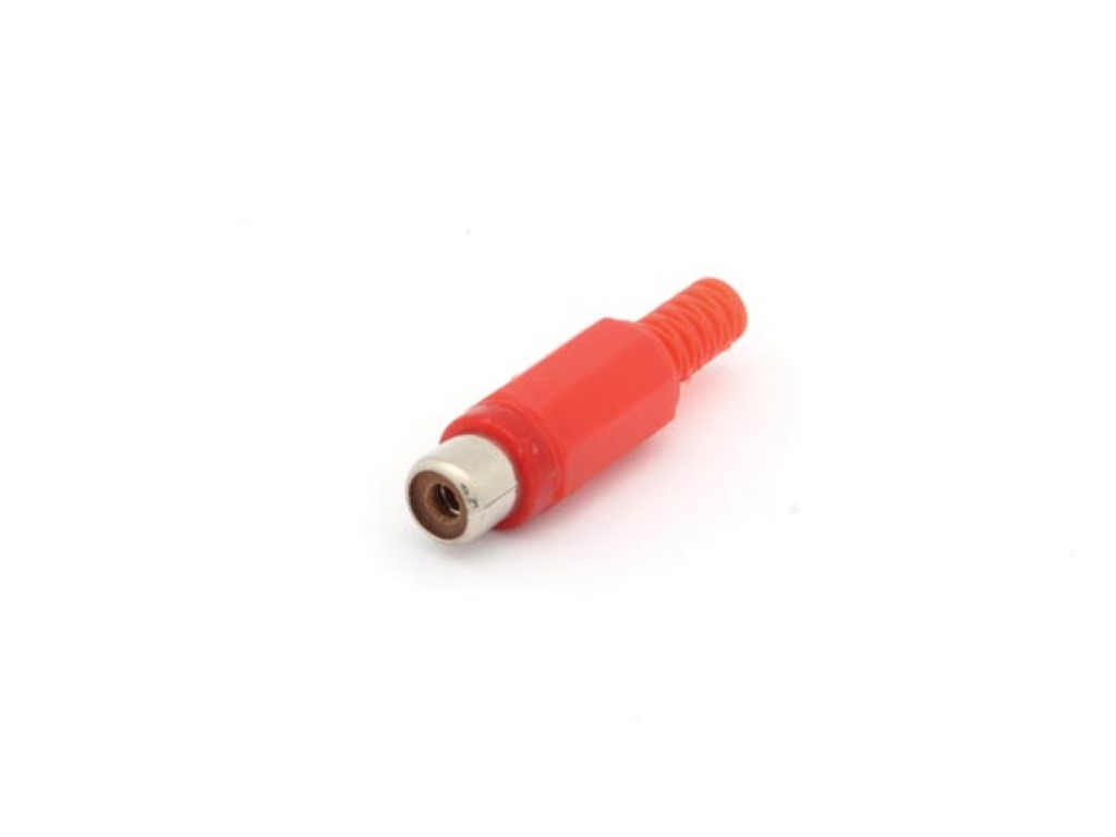 Rca Plug Female Red 4mm