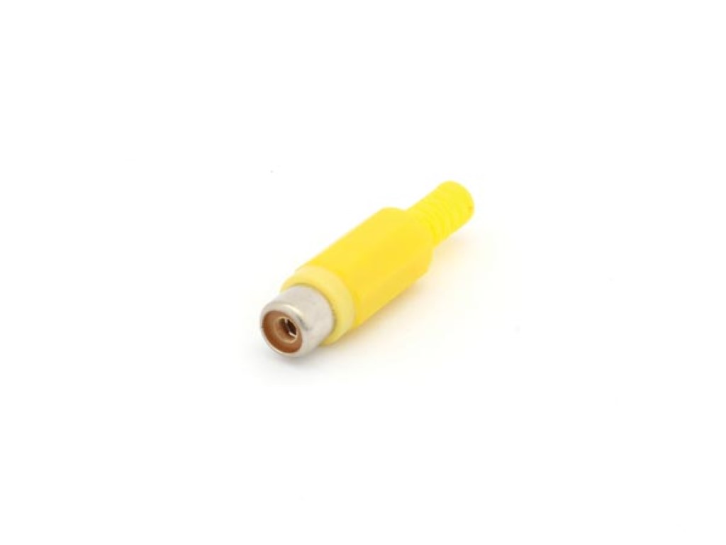 Rca Plug Female Yellow 4mm