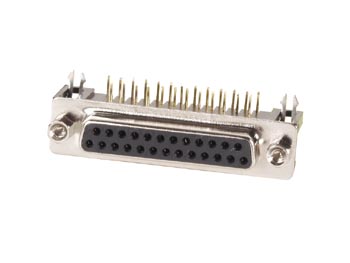 Female 25-pin Sub-d Connector - Pcb Mounting