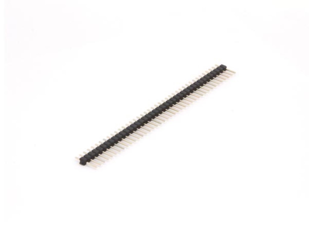 Male Pin Header, Single Strip 2.54mm, 40 Pins