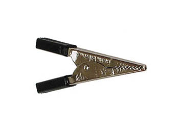 Alligator Clip With Black Boot, 50mm
