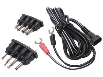 Power Cord (1.8m) With 8 Detachable Dc Plug And Fork Connections