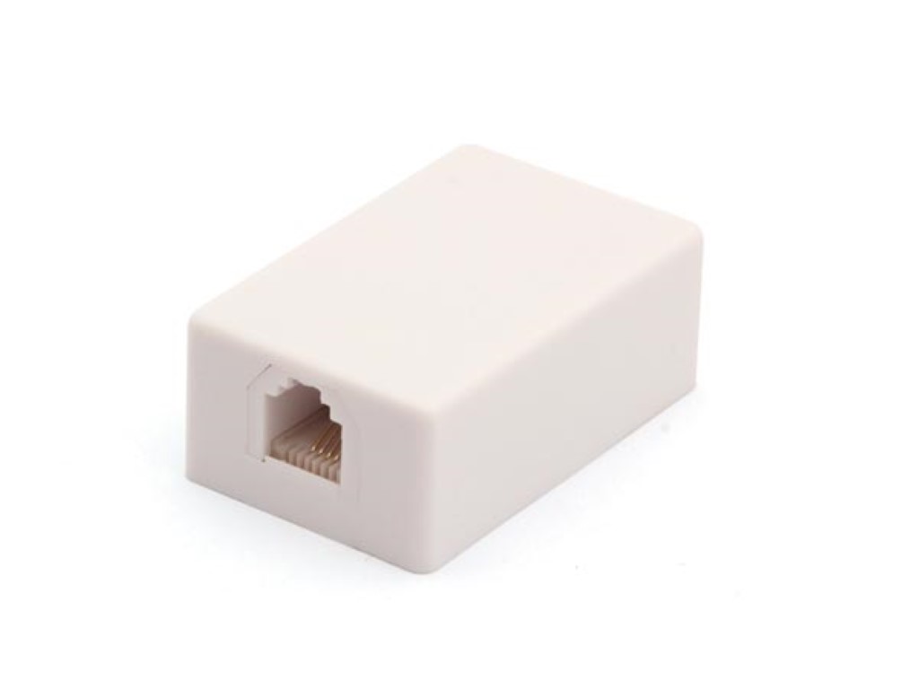 6p4c Connector Box, Wall Mount