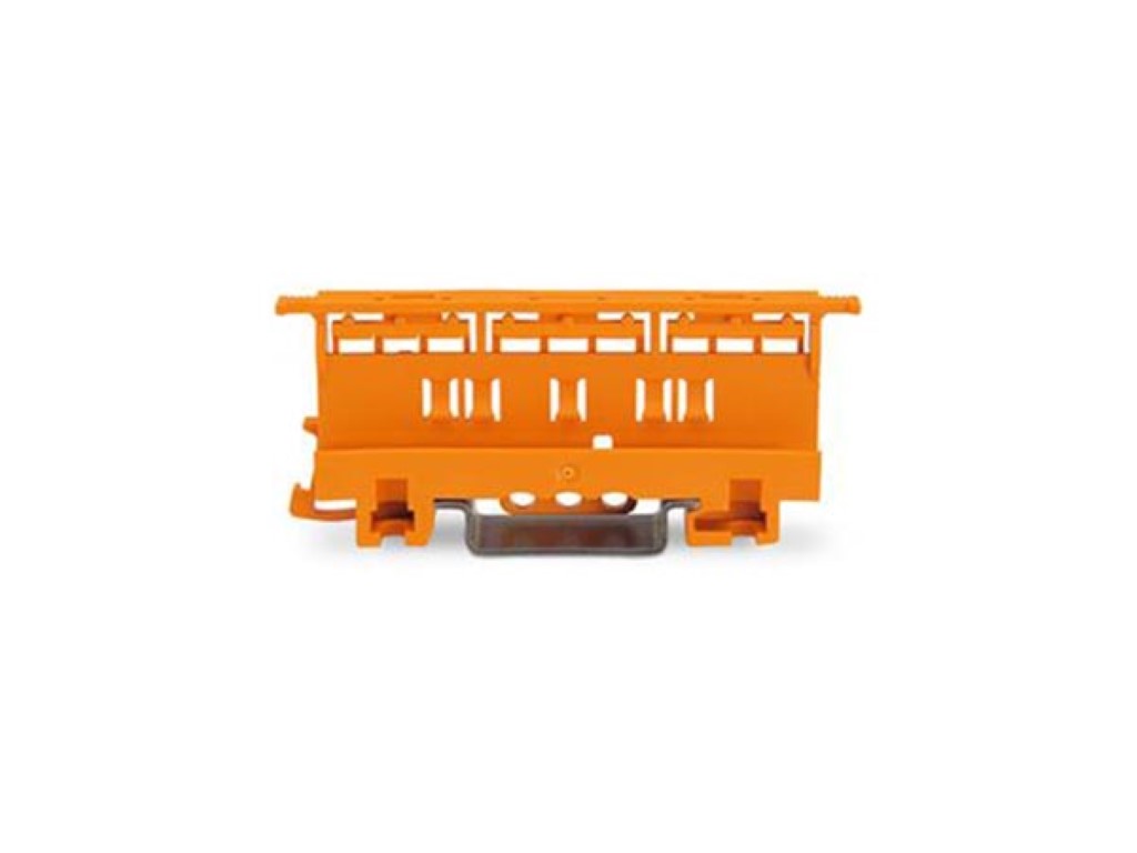 Mounting Carrier - 221 Series - 6 Mm - For Din-35 Rail Mounting/screw Mounting - Orange