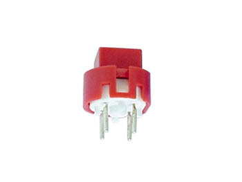 Key Switch Square 7.5mm Red