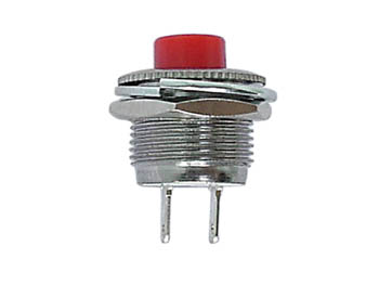 Miniature Push Button Switch - Red