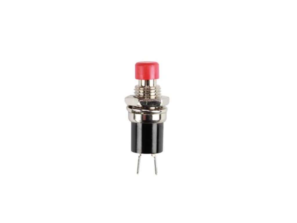R1829b  Push Button 1p On-(off) Red