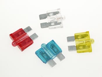 Car Fuse With Indicator Light (10a - Red)