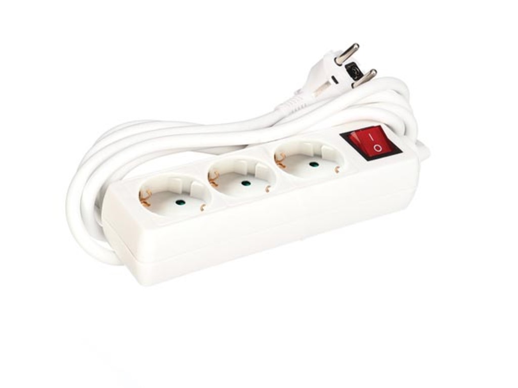 3-way Socket-outlet With Switch