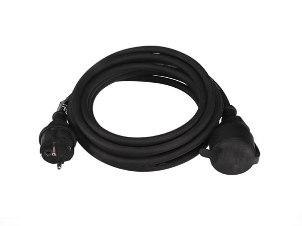 Rubber Extension Cable 5m - 3g1.5