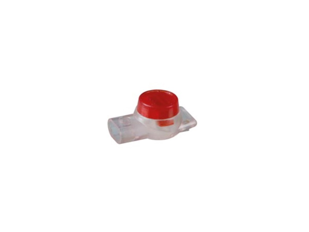 Press Connector Ur, Red, 3 Wires, Wire Size 0.4 - 0.8mm
