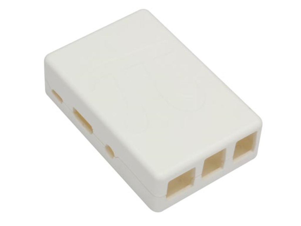 Raspberry Pi B Case - White - For Raspberry Pi B+ 2b And 3b