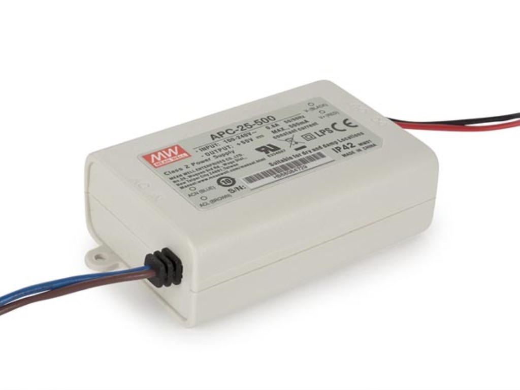 Constant Current LED Driver - Single Output - 500 Ma - 25 W