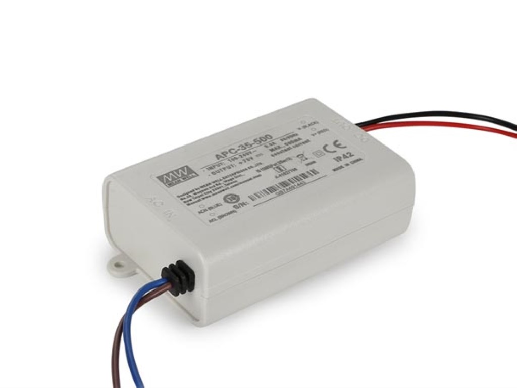 Constant Current LED Driver - Single Output - 350 Ma - 25 W