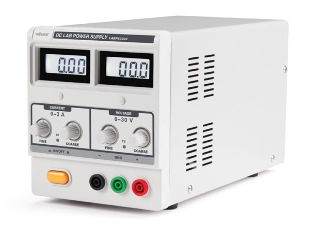 Dc Lab Power Supply 0-30v / 0-3a Max With Dual LCD Display