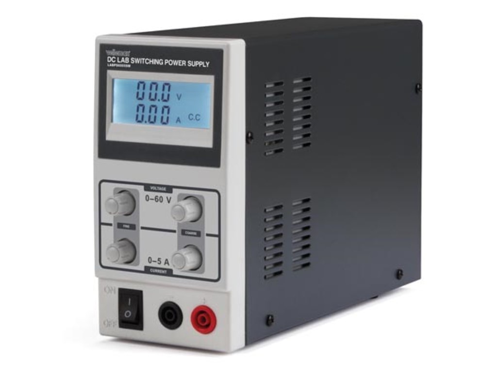 Dc Lab Switching Mode Power Supply 0-60 Vdc / 0-5 A Max With LED Display