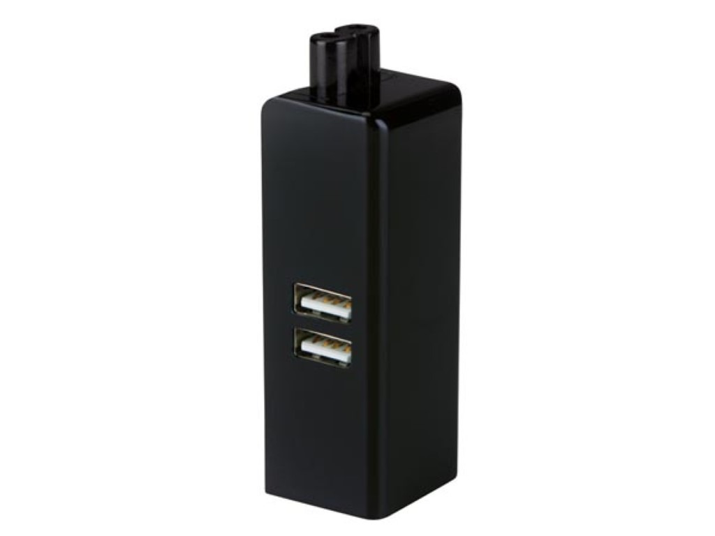 Compact Charger With Dual USB Output - 5v Dc - 2.1a - 10.5w