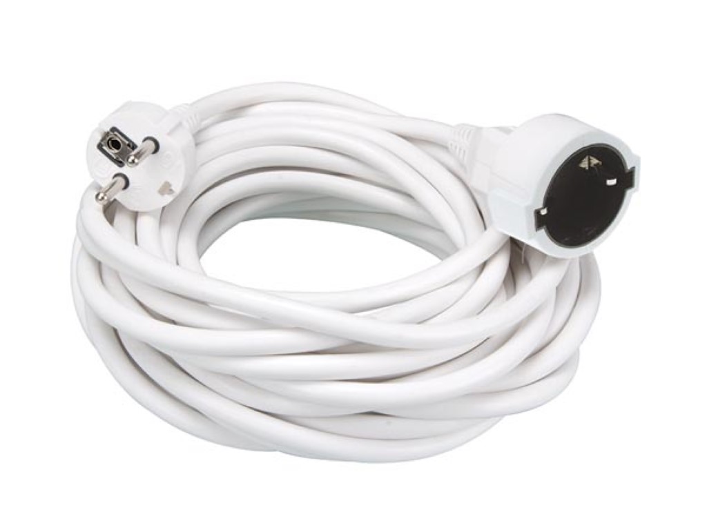 Extension Cable 10m - White German