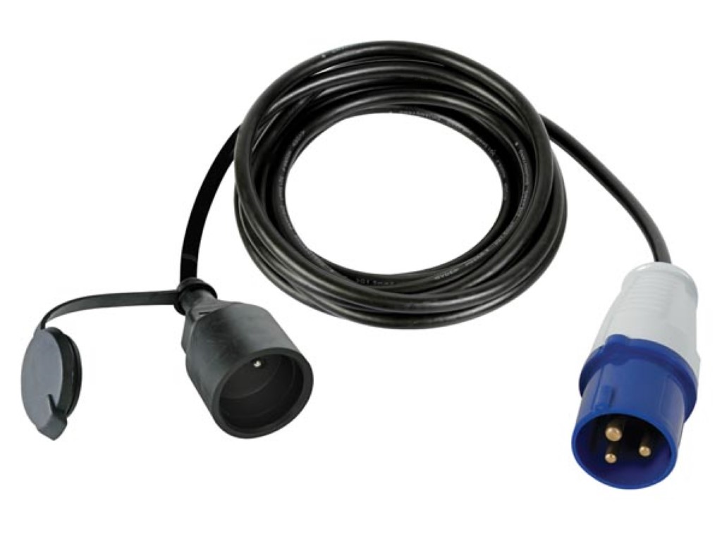 Adaptor Cable Schuko Socket To Cee Plug - 3m (eceea4-g)