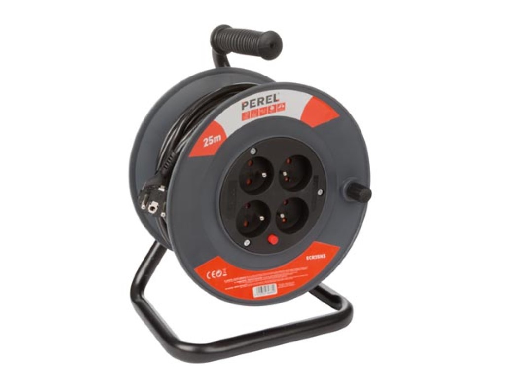 Cable Reel 25m - 3g1.5 - 4 Sockets
